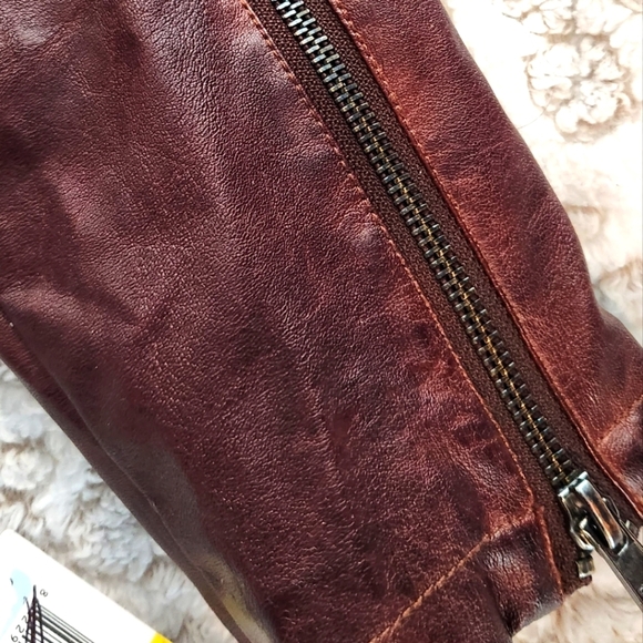 NWT WILLIAM RAST Kate Moto Jacket in Camel, Size Medium - Picture 6 of 11